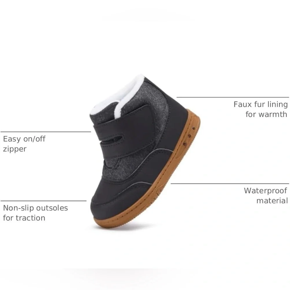 NEW BMCiTYBM Toddler Boys Cold Weather/Snow Boots (NO BOX)